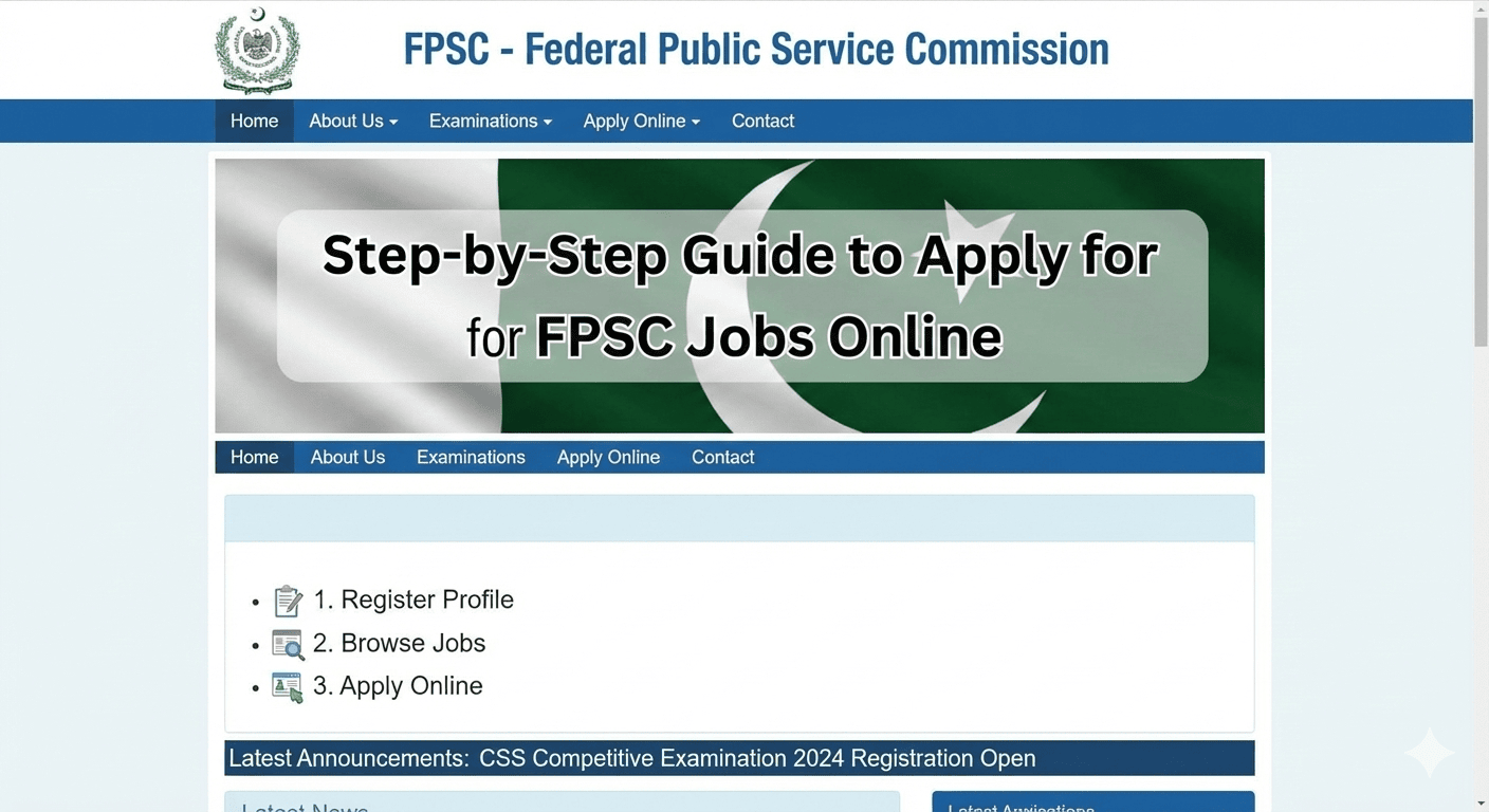 FPSC Official Website Homepage