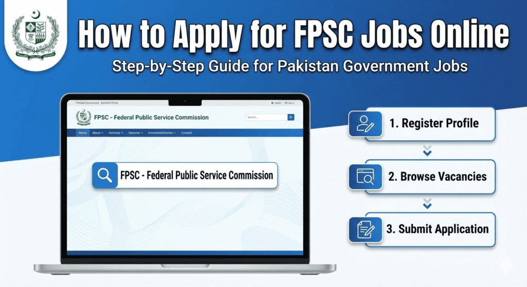 How to Apply for FPSC Jobs Online Step-by-Step Guide