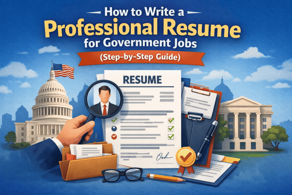 How to Write a Professional Resume for Government Jobs (Step-by-Step Guide)